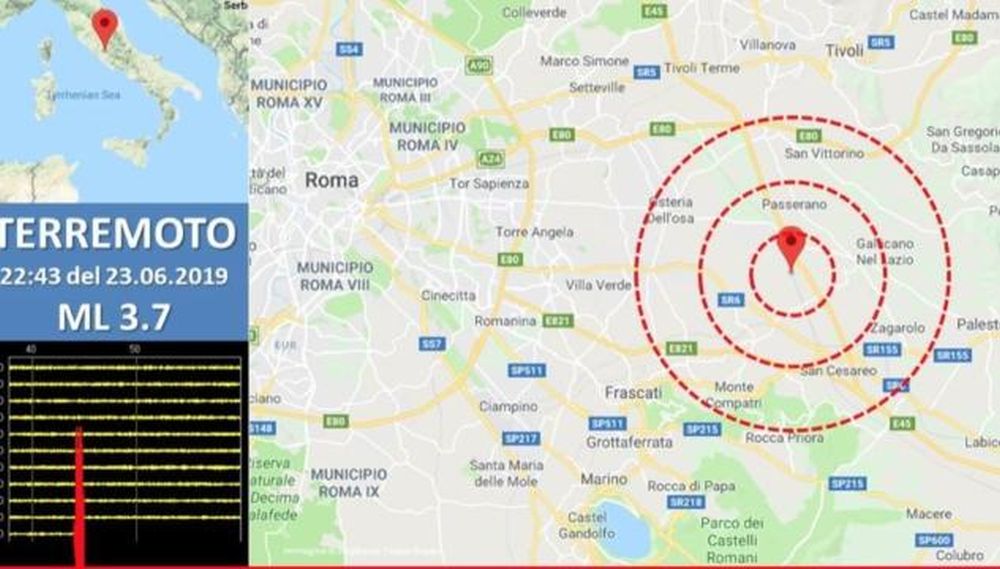 Scossa Di Terremoto Vicino Roma Lievi Danni Italiaoggi It