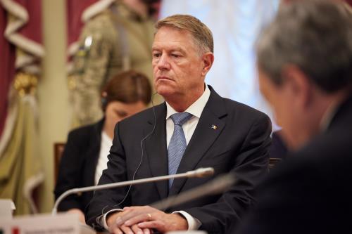 Romanian President Klaus Iohannis Romanian President Klaus Iohannis